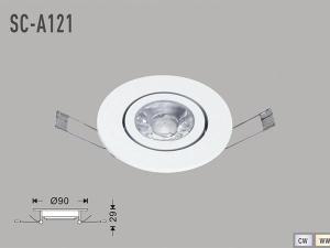 Светодиодный даунлайт для подсветки шкафов SC-A121